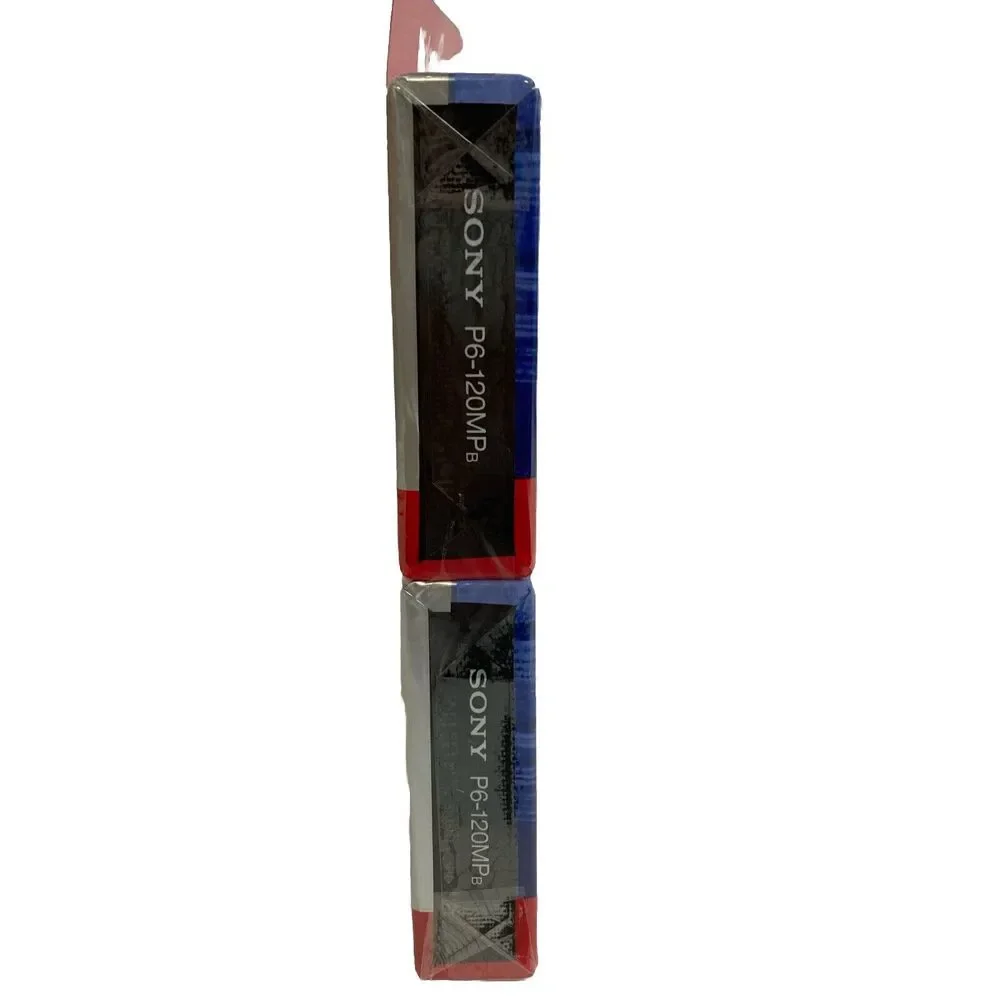 Sony P6-120MP Metal Tapes 8mm Video 8 NTSC Vintage New Sealed Set‎ Of 2 USA